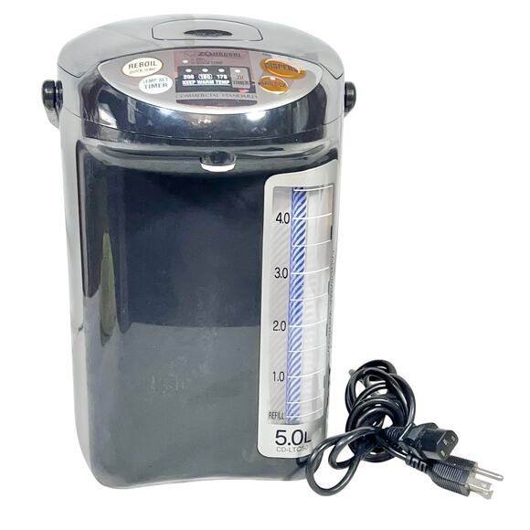Zojirushi  Commercial Water Boiler & Warmer 5L 5.3QT Black Japan CD-LTC50 - Picture 1 of 9